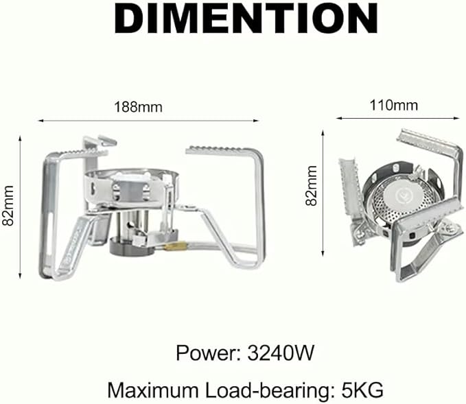 Fire-Maple FMS-125 PRO Gas Stove – Compact High-Powered Backpacking Stove with Wind-Resistant Flame, Stable Detachable Design, Electric Ignition – Lightweight & Durable for Camping & Hiking