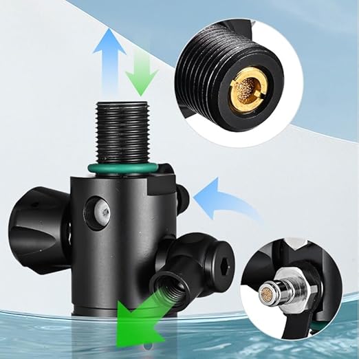 Scuba Tank Diving Gear 2L Mini Scuba Tank Oxygen Cylinder 25-30 Minutes Underwater Breathing Diving Tank Kit for Exploration Emergency Rescue Snorkeling Fishing Professional and Amateur Divers