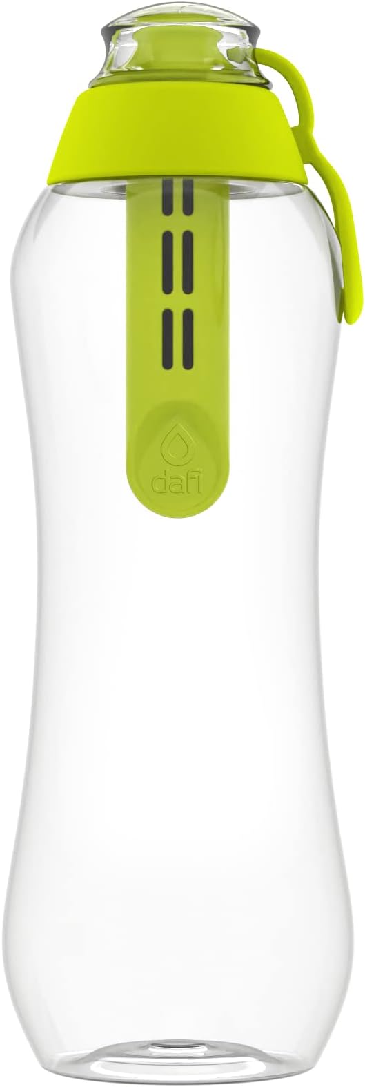Dafi Sport Water Bottle with Filter Lime 0.5L – BPA-Free Reusable Bottle with Activated Carbon Filter – Removes Chlorine Taste & Odor – Perfect for Active Lifestyle Travel Gym Work – Made in Europe
