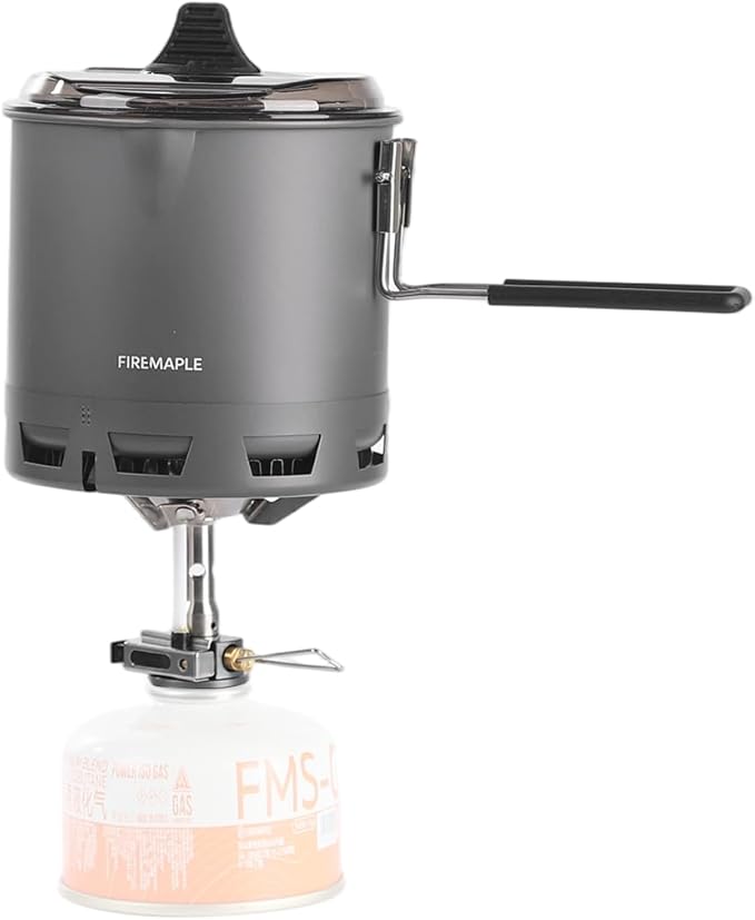 Fire-Maple Petrel Quickboil Pro Ultralight Cooking System – Compact & Fast-Boiling Backpacking Stove Pot Set, Ideal for Hiking, Solo Camping, Travelling, Hunting Trips | Petrel G2 Cooking Set