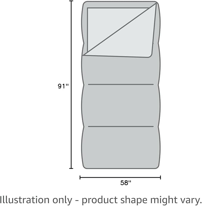 Teton Sleeping Bag Liner; A Clean Sheet Set Anywhere You Go; Perfect for Travel, Camping, and Anytime You’re Away from Home Overnight; Machine Washable; Travel Sheet Set for Your Sleeping Bag