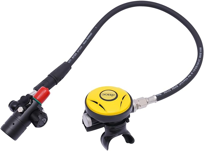 Mini Scuba Tank, Mini Scuba Cylinder Refillable Oxygen Cylinder, Portable 1L Diving Tank, Suitable for Underwater Exploration, Emergency Rescue, Holiday Diving, Boat Cleaning Diving Tank