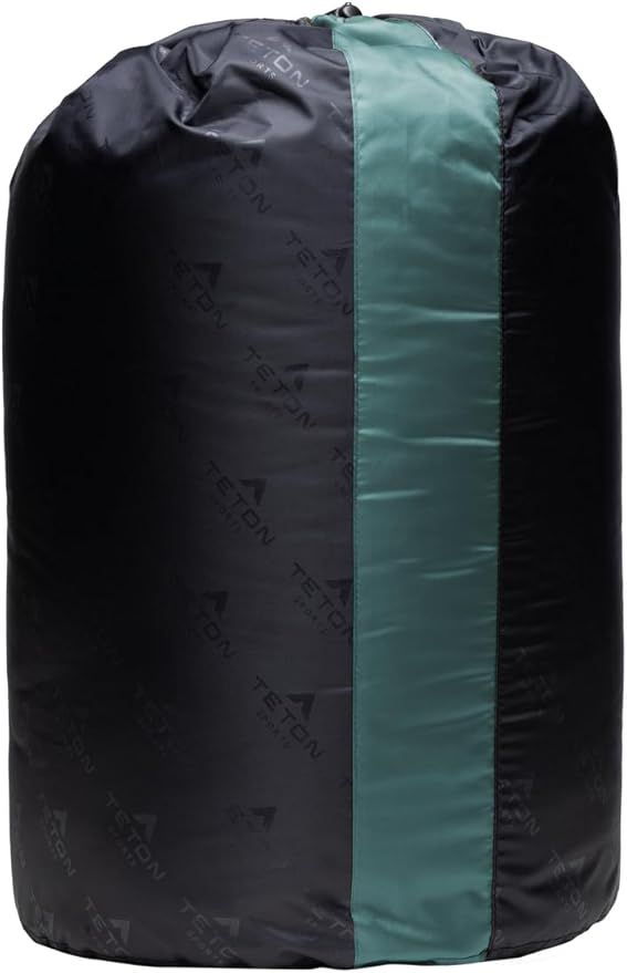 Teton Celsius Regular, 25F, 20F, 0F Degree Sleeping Bags, All Weather Bag for Adults and Kids, Camping Made Easy and Warm, Travel Sack Included