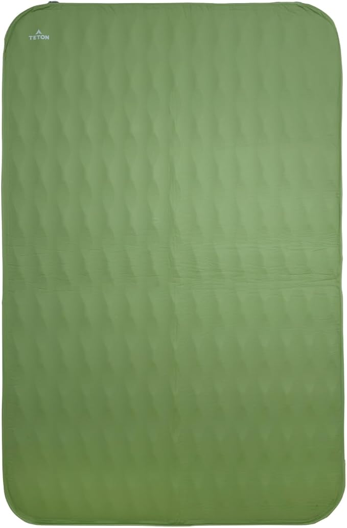Teton Outfitter Sleeping Pad for Cot, Extra Thick Comfortable Camping Mattress for Adults, Portable Roll-Up Camp Pad, Durable Foam Cushioning