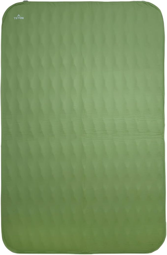 Teton Outfitter Sleeping Pad for Cot, Extra Thick Comfortable Camping Mattress for Adults, Portable Roll-Up Camp Pad, Durable Foam Cushioning