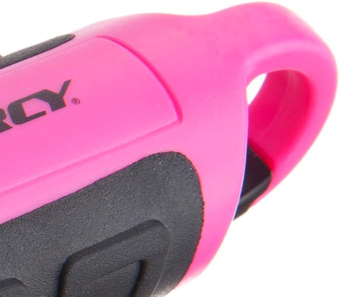 Dorcy 55 Lumen Floating Water Resistant LED Flashlight with Carabineer Clip, Pink ( 41-2509)
