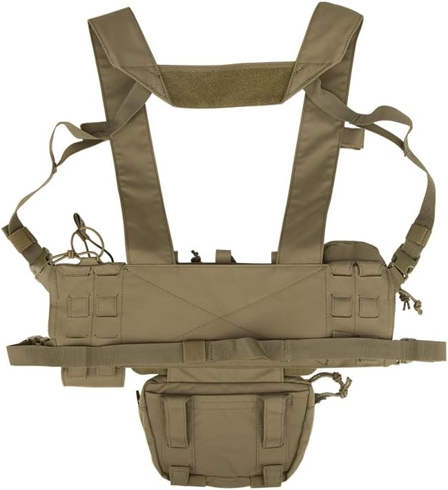 Tactical Chest Mini Rig 1000D Quick Release Multifunctional Tactical Vest Outdoor with Multi-Pockets