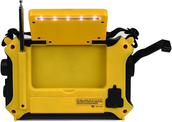 Kaito KA500L 4-Way Powered Emergency AM/FM/SW NOAA Weather Alert Radio with Solar,Dynamo Crank,Flashlight