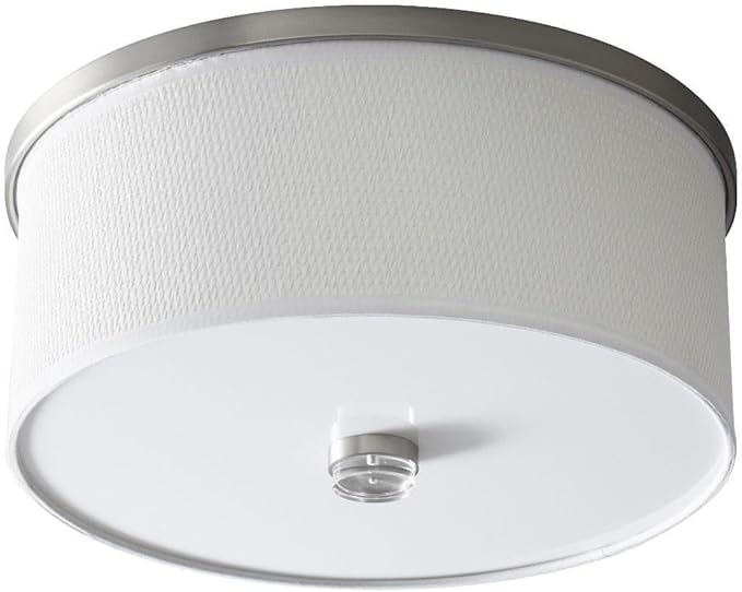 3-695-24-EM Echo - 10.1W 2 LED Flush Mount with Emergency-7.75 Inches Tall and 14.5 Inches Wide