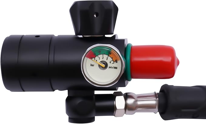 Mini Scuba Tank, 0.9Qt Portable Oxygen Tank with Carrying Strap for 15-20 Mins Underwater, 3000PSI Breath Lung Tank Portable Diving Gear for Diving, Emergency Rescue, Underwater Exploration