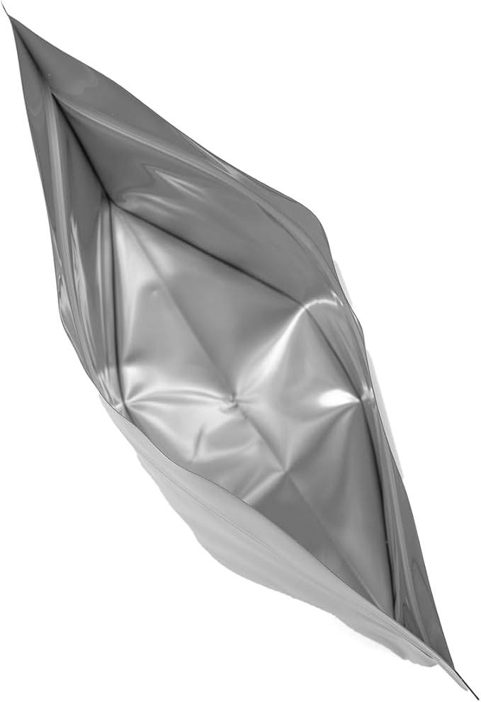 PackFreshUSA: MRE Mylar Bags (9.5" x 6.5" x 4.5") Full-Portion - Stand-Up Pouch - 200cc Oxygen Absorbers- Long-Term Food Storage - 7.5 Mil Thick - Resealable - Heat Sealable - Food Grade (100)