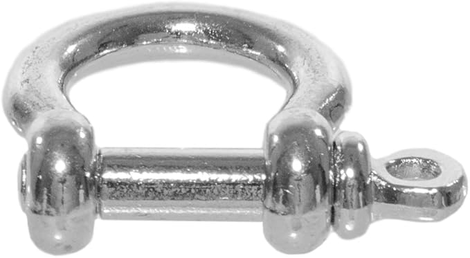 Paracord Planet Stainless Steel Shackles - B, D, O, & U-Shackles for Paracord Survival Bracelets (Pack & Single Sizes)