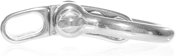 Paracord Planet Stainless Steel Alloy Shackles for Paracord Survival Bracelets: B, D, O, & U-Shackles (Pack & Single Sizes)