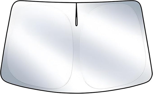 T TGBROS Windshield Sun Shade for Toyota Land Cruiser Prado 250 2024 2025 Front Window Sun Shade Foldable Sun Shield Sun Visor Cover Block Heat and Sun Protection
