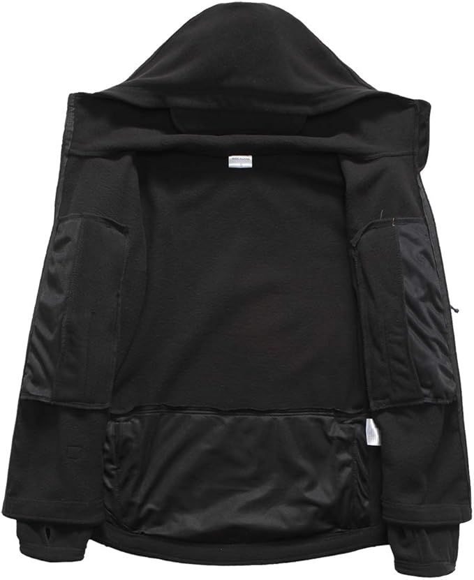 ReFire Gear Men's Warm Military Tactical Sport Fleece Hoodie Jacket