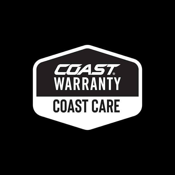 COAST EAL10R 500 Lumen Rechargeable Emergency Camping Lantern with Red Flashing Mode, Carabiner, Diffuser, Foldeable Handle, Moonglow™ Low Mode, 72 Hours of Runtime