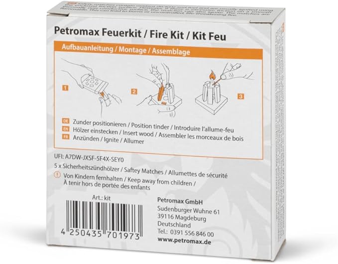 Petromax Unisex - Adult Fire Kit 402461 Fire Kit, Multi-Colour, One Size
