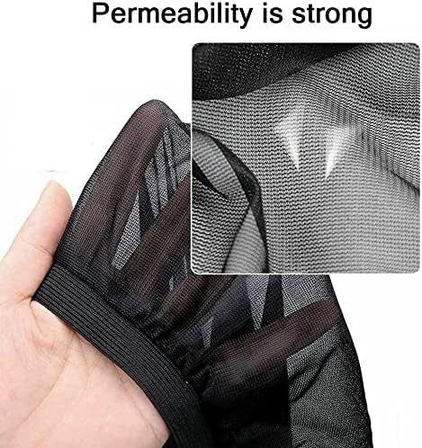Car Windows Mosquito Net,Car Window Screens for Camping,UV and Car Mosquito Net for Camping |Breathable Mesh Baby Car Window Covers，Sun Glare/UV Rays Double Layer Design(Rear Side 2pcs)
