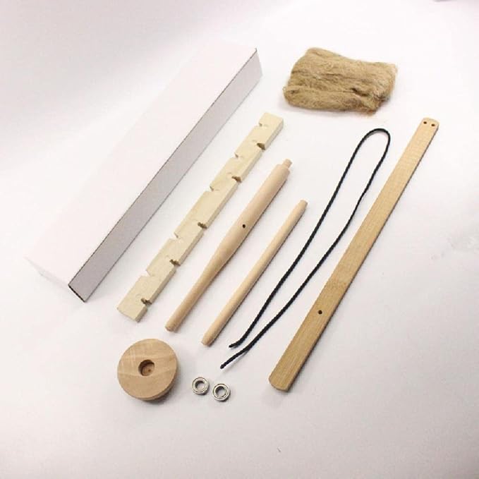 Outdoor Primitive Fire Starter Tool Wood Bow Drill Survival Friction Kit for Camping Hiking Backpacking Fishing Picnic Hunting Accessory