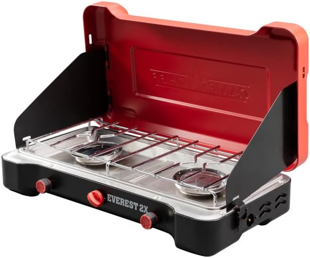 Camp Chef Everest 2X 2-Burner Portable Camping Stove, 40,000 BTUs, Propane