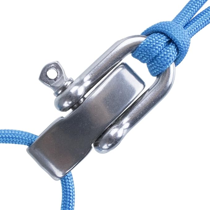 Paracord Planet Stainless Steel and Alloy B, D, O, & U Shackles for Paracord Survival Bracelets (Pack and Single Sizes)