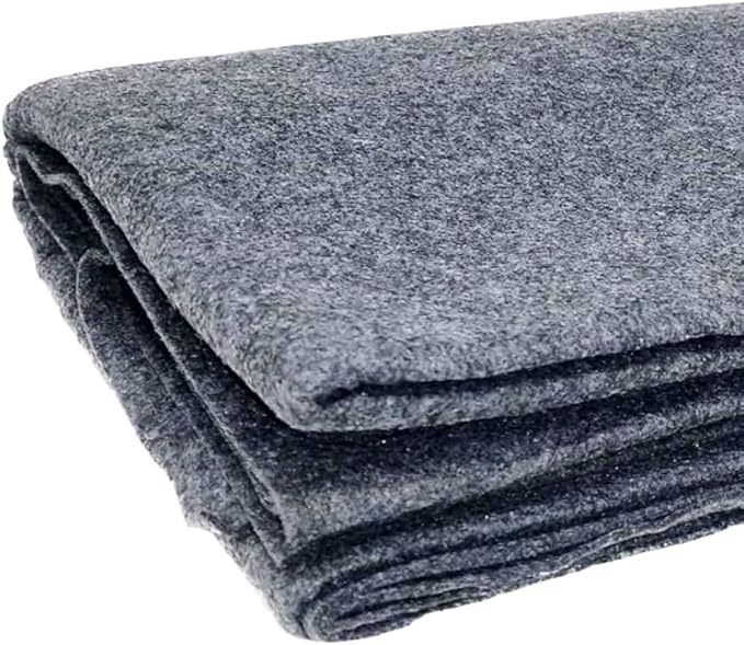 Vakly Emergency Throw Blanket [80’’x40’’] Disposable Fleece Military Cover – for Traveling, Camping, Car, Outdoor Survival, Homeless Shelters & Everyday Use (5, Gray, 40" x 80")