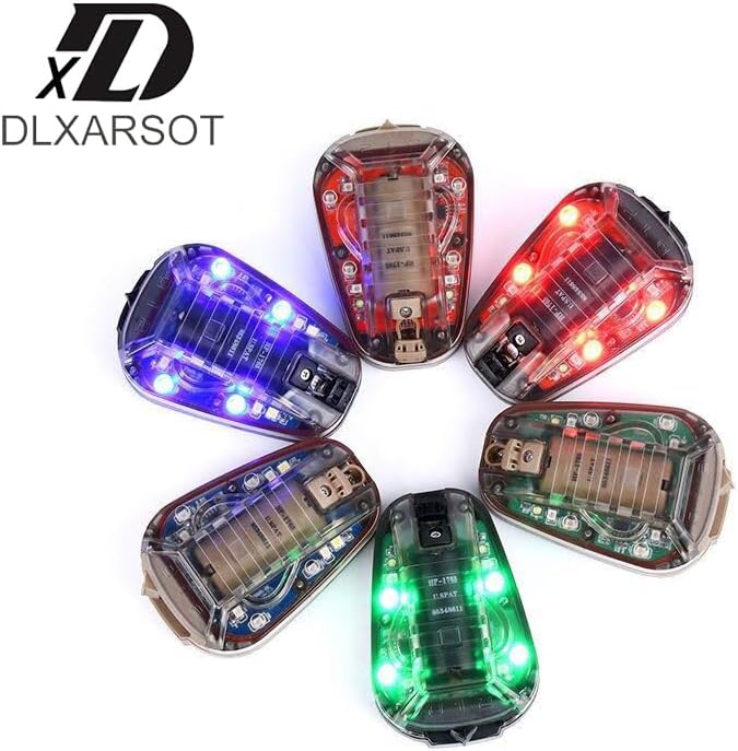 Tactical Helmet Light Signal Light Military IFF Helmet Light Flashlight Survival Signal Light for Outdoor Sports with LED + IR/Strobe