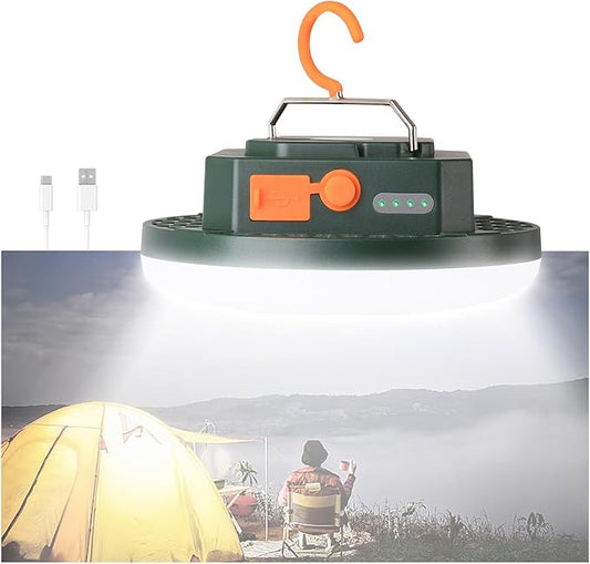 Camping Lantern 10500mAh Rechargeable Battery, 30W 4000LM Ultra Bright LED Hanging Light with 3 Modes, Waterproof Portable Tent Lighting for Outdoor Emergency & Hiking