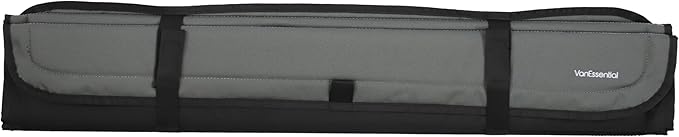 VanEssential Full Plastic Trim Middle Window Cover LH (Driver Side) Designed for Ford Transit Medium/High Roof 148 Long or Extended Length Van Year 2015 to Current - Charcoal Gray