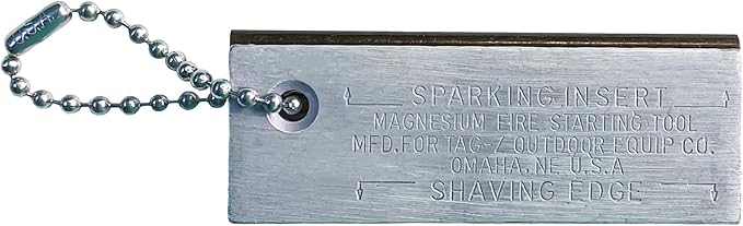 Tag-Z Doan Magnesium Fire Starter - Doan US Military Fire Starter - Government Issue Military Fire Starter Replica