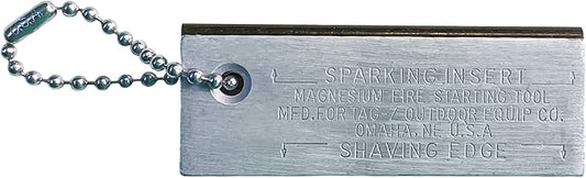 Tag-Z Doan Magnesium Fire Starter - Doan US Military Fire Starter - Government Issue Military Fire Starter Replica