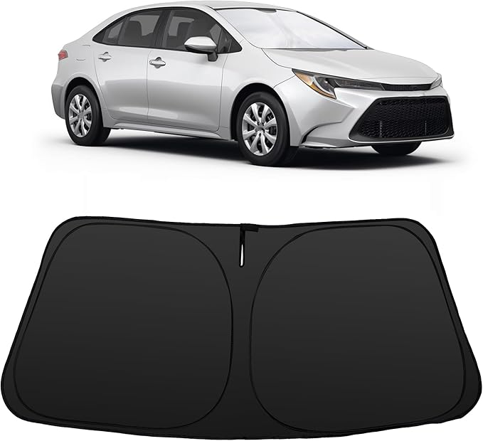 Windshield Sun Shade Fit for 2018 2019 2020 2021 2022 2023 2024 2025 2026 Audi Q5 Accessories Front Window Sunshade Shield Blocker Keeps Car Cool