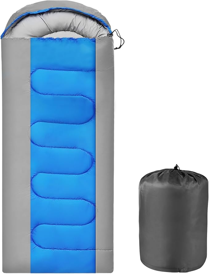 OBTANIM Sleeping Bags Portable Waterproof Camping Sleeping Bag for Adults Kids 4 Seasons Cold Weather or Warm Backpacking Hiking Travel Indoor Outdoor Use