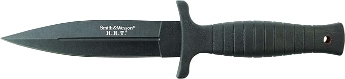 Smith & Wesson 9" H.R.T Double Edged Boot Knife with High Carbon Stainless Steel Blade