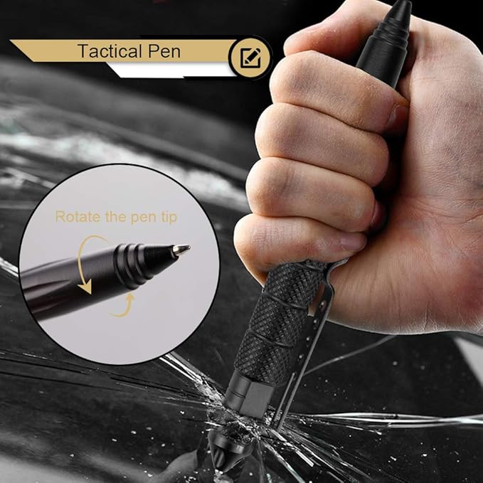 EMDMAK Gifts for Men Dad Husband Boyfriend, Survival Gear and Equipment 15 in 1, Outdoor Emergency Survival Kit, Camping Hunting Fishing Christmas Birthday Gifts Ideas for Him Teen Boy Cool Gadget