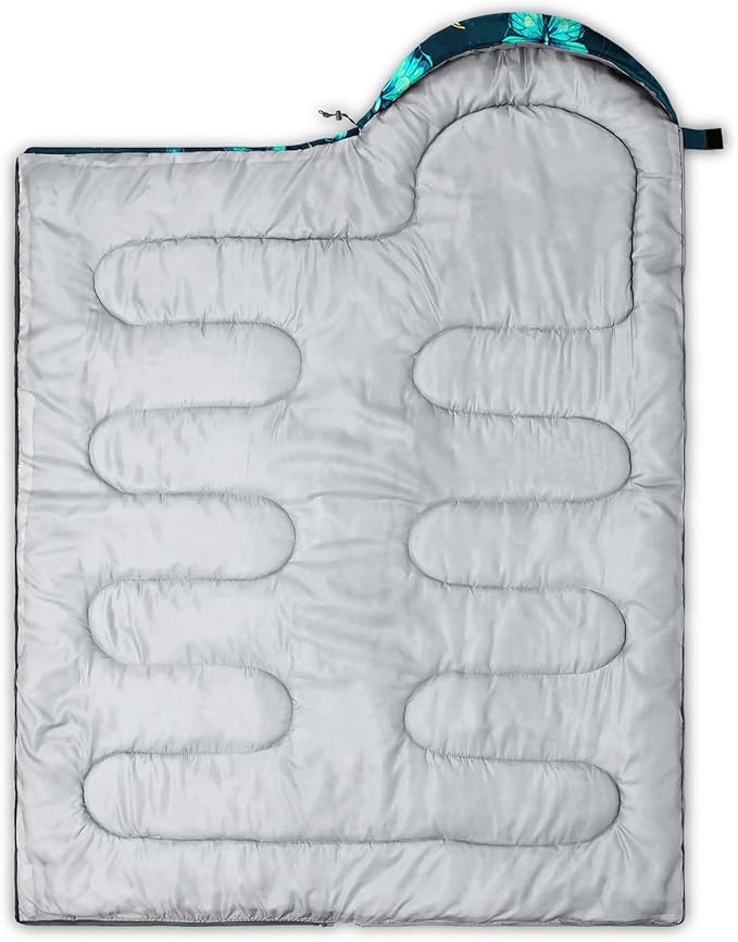 QOOMO Axolotl Cute Camping Sleeping Bags,3 Season Warm & Cool Weather,Lightweight,Waterproof Sleeping Bags for Adults & Kids,Traveling,and Outdoors