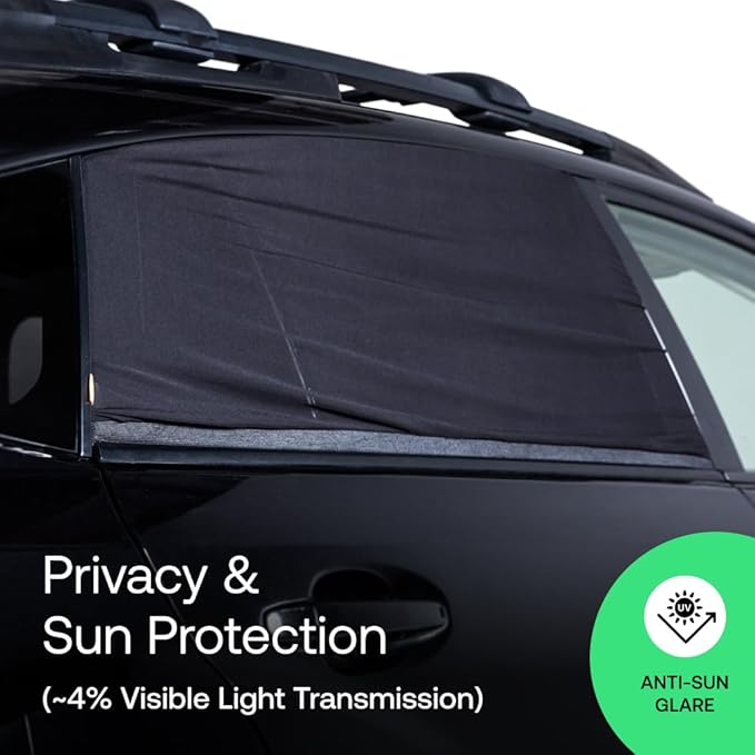 LUNO Large Car Window Screens (2 Pack) - Universally Compatible with Ford Explorer, Ford Expedition, Subaru Ascent, Subaru Forester, Toyota 4runner, RAV4 & More