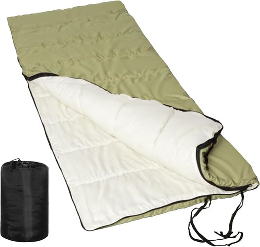 Sleeping Bag for Adults – 4 Season Camping Sleeping Bag Lightweight for Backpacking & Hiking, Waterproof Shell, Warm & Roomy, Machine Washable,Backpacking Camping Sleeping