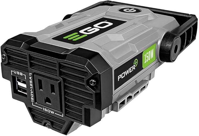 EGO POWER+ Portable Inverter, 150W, Power Inverter Generator, Quiet, Battery and Charger Not Included - PAD1500