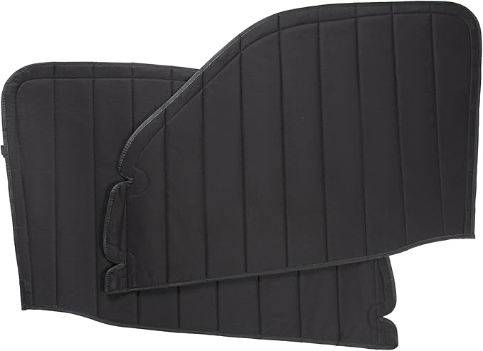 Magnetic Insulated Front Door Window Covers (Pair) for 2007-2018 Mercedes-Benz Sprinter NCV3 Van, Blackout Privacy Sun Shades for Stealth Camping – Dark Gray
