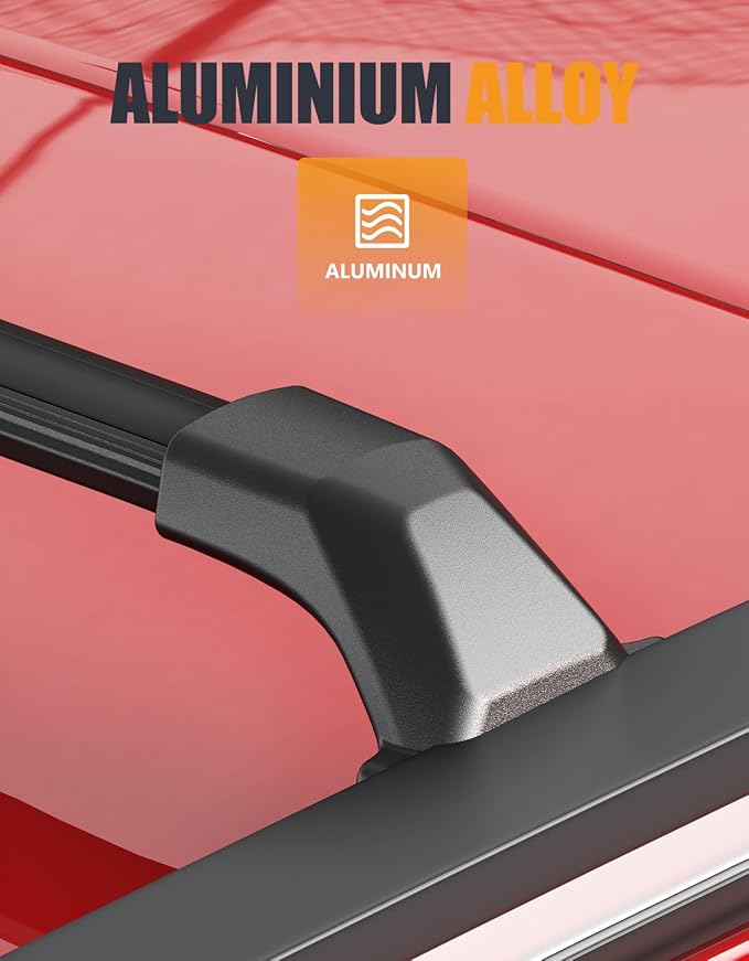 KINGGERI 300lbs Roof Racks Cross Bars Fit for Honda Pilot 2016-2022 with Flushed Side Rails,All Aluminum Heavy Duty Roof Rails Crossbars for Rooftop Cargo Basket Carrier Bag Luggage Rails Kayak