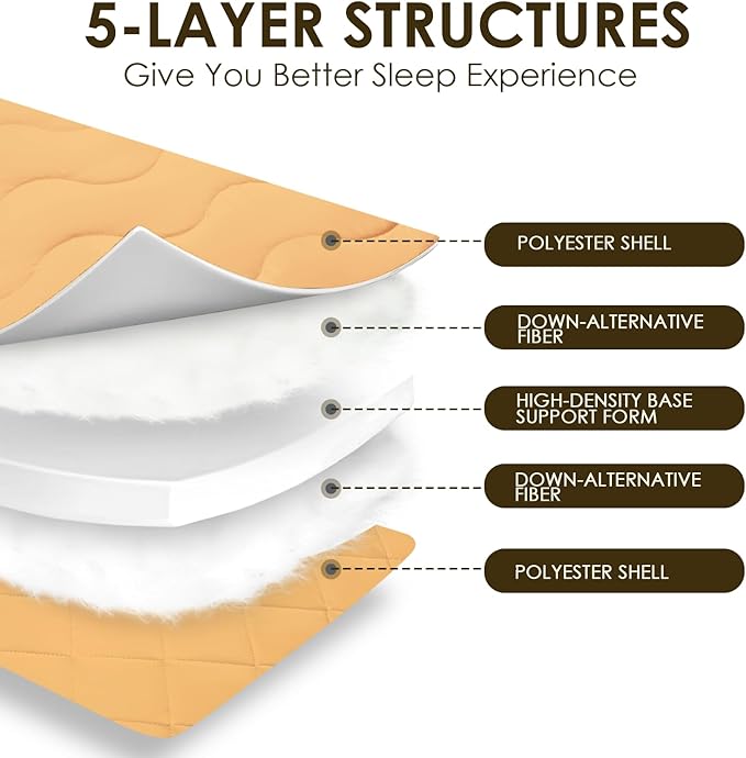 Japanese Floor Mattress, 100% High Density Comfortable Foam, 4" Thicken Foldable Mattress Tatami Mat Sleeping Pad, Ideal for Comfort and Support, Kids Floor Lounger Pillow Bed Sofa, Coffee, Twin