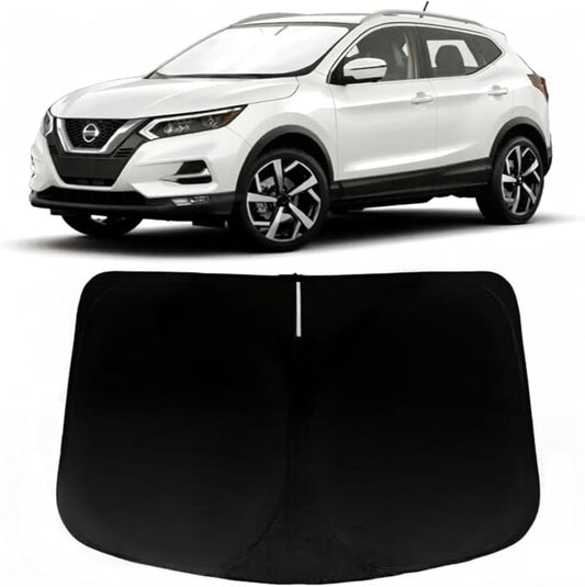 Windshield Sun Shade for Nissan Rogue Sport 2017-2024 (Not for Rogue), Car Front Window Sunshade with 240T Sun Visor Protector Blocks UV Rays Heat Sun Shield Accessories