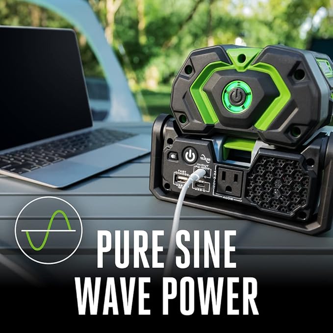 EGO POWER+ Portable Inverter, 400W, Power Inverter Generator, Quiet. Battery and Charger Not Included - PAD5000 (Pack of 4)