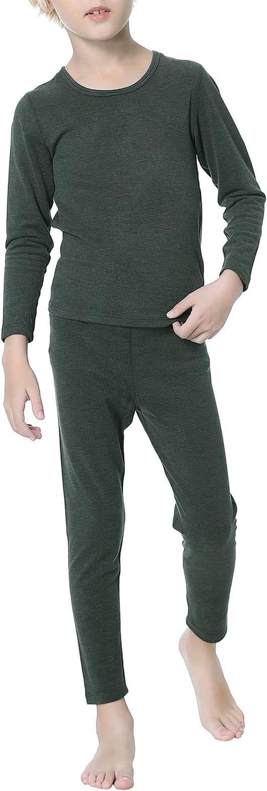 Thermal Underwear for Kids Toddler Winter Base Layer Long Johns Sets for Girls Boys