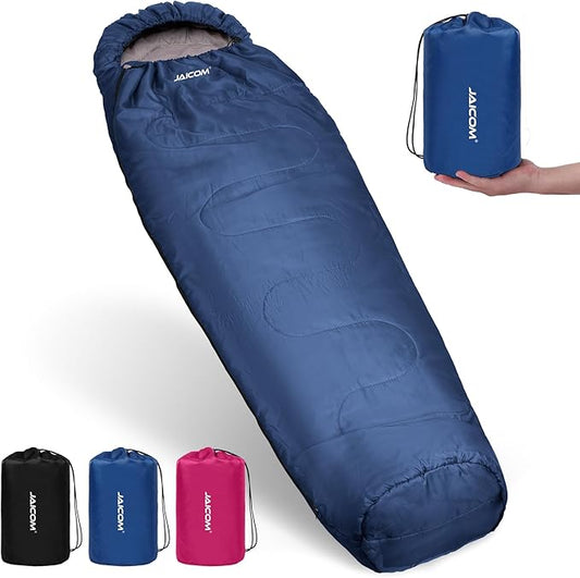 JAICOM Cold Weather Mummy Sleeping Bag 15°F Extreme 3-4 Season Sleeping Bag for Adults - 0 Degree Winter Sleeping Bag, Machine Washable for Hiking Backpacking & Outdoor Activities