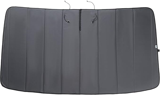 Insulated Front Windshield Cover for 2007-2026 Mercedes-Benz Sprinter NCV3/VS30 Vans, Blackout Privacy Sun Shades for Stealth Camping – Dark Gray