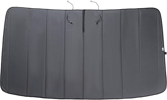 Insulated Front Windshield Cover for 2007-2026 Mercedes-Benz Sprinter NCV3/VS30 Vans, Blackout Privacy Sun Shades for Stealth Camping – Dark Gray