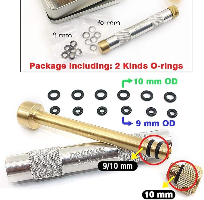 PSKOOK Metal Fire Piston Educational Campers/Survival/Preppers Scientific Lesson