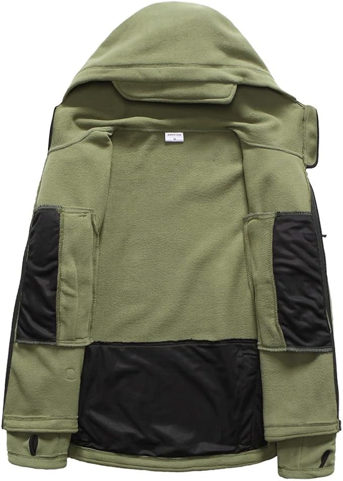 ReFire Gear Men's Warm Military Tactical Sport Fleece Hoodie Jacket